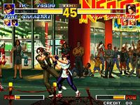 une photo d'Ã©cran de The King of Fighters 95 sur Sega Saturn